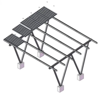 Fotovoltaický přístřešek pro auto - CARPORT 2 auta