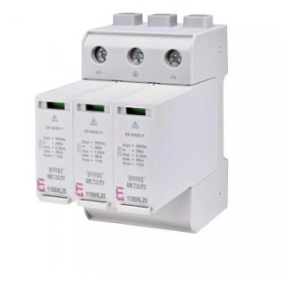 Svodič přepětí ETI T1+T2 1100/6,25 3P
