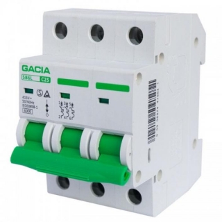 Nadproudový jistič VCX/GACIA B16 3 FAZY