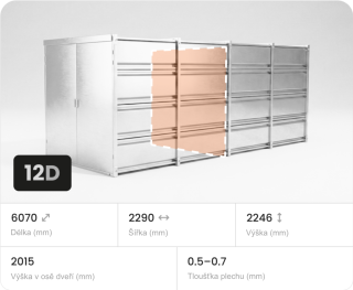 Skladovací kontejner DUO ER BOX 12D