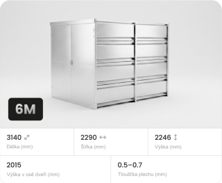 Skladovací kontejner ER BOX 6M