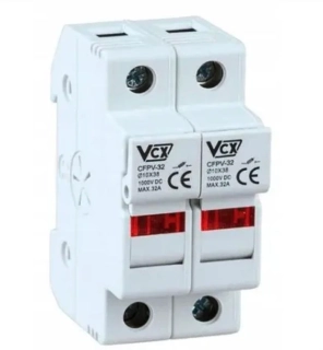 Pojistkový odpojovač VCX 2P 1000V s LED signalizací